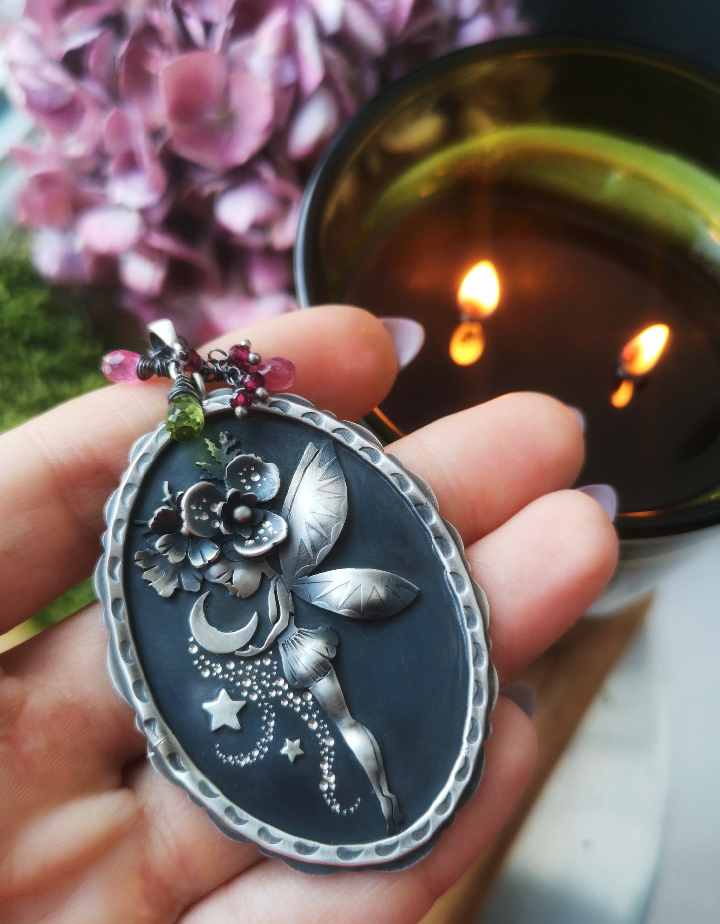 Holding the Moon Necklace