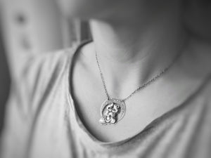 The Light Within Us - Raccoon Necklace