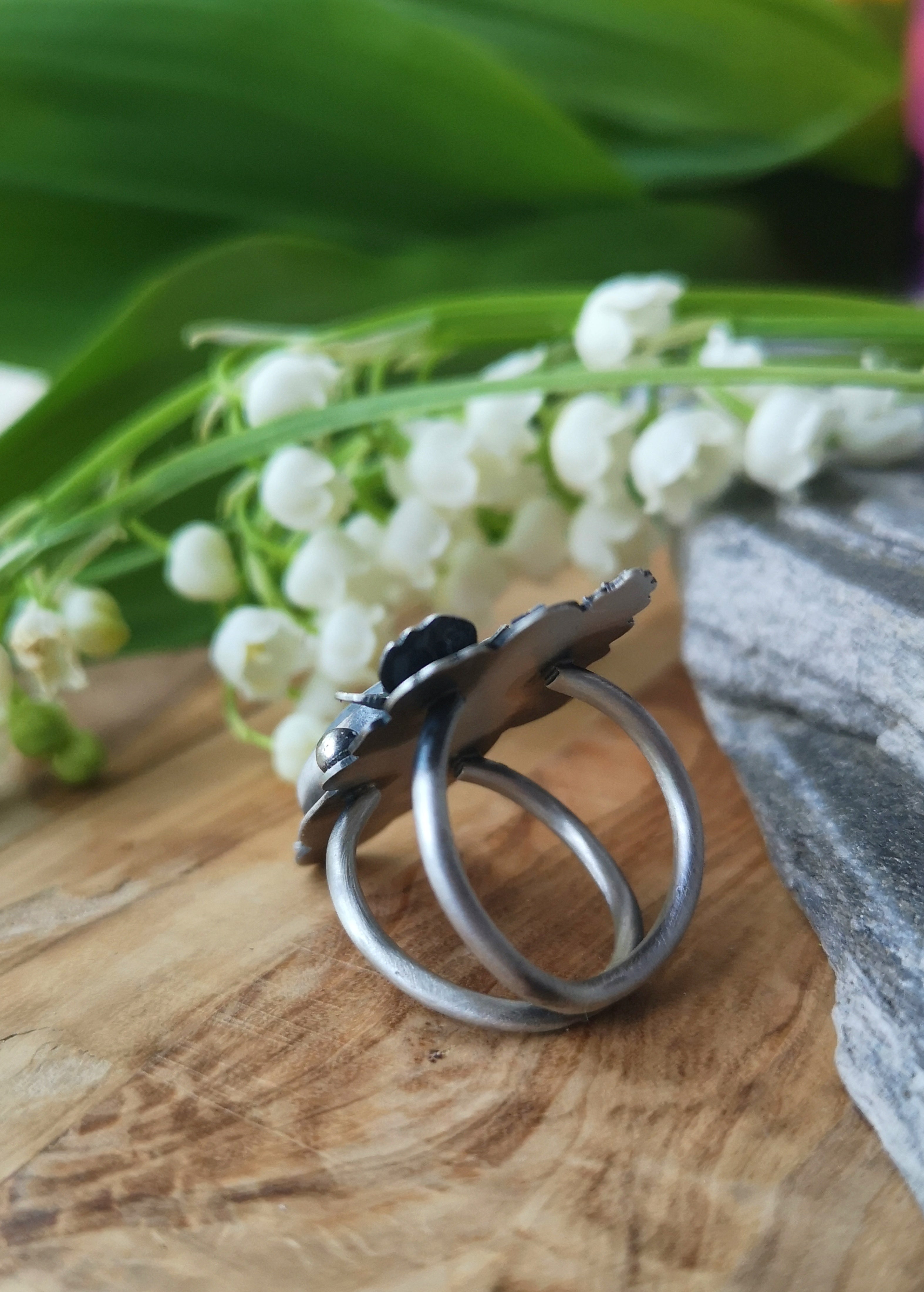 The Healer Ring 7.5 US - Moonstone Ring