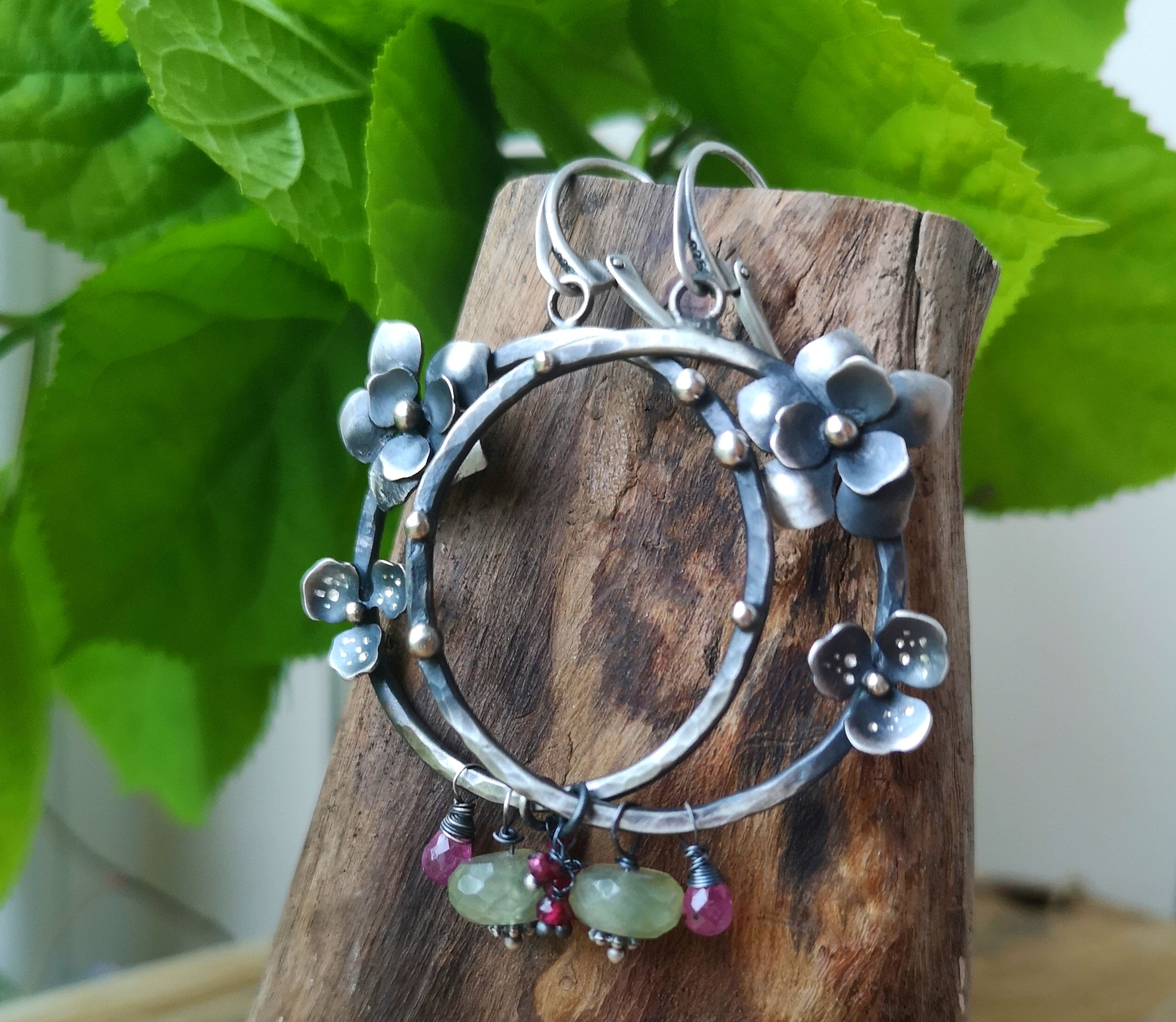 Charming Spring Hoop Earrings