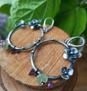 Charming Spring Hoop Earrings