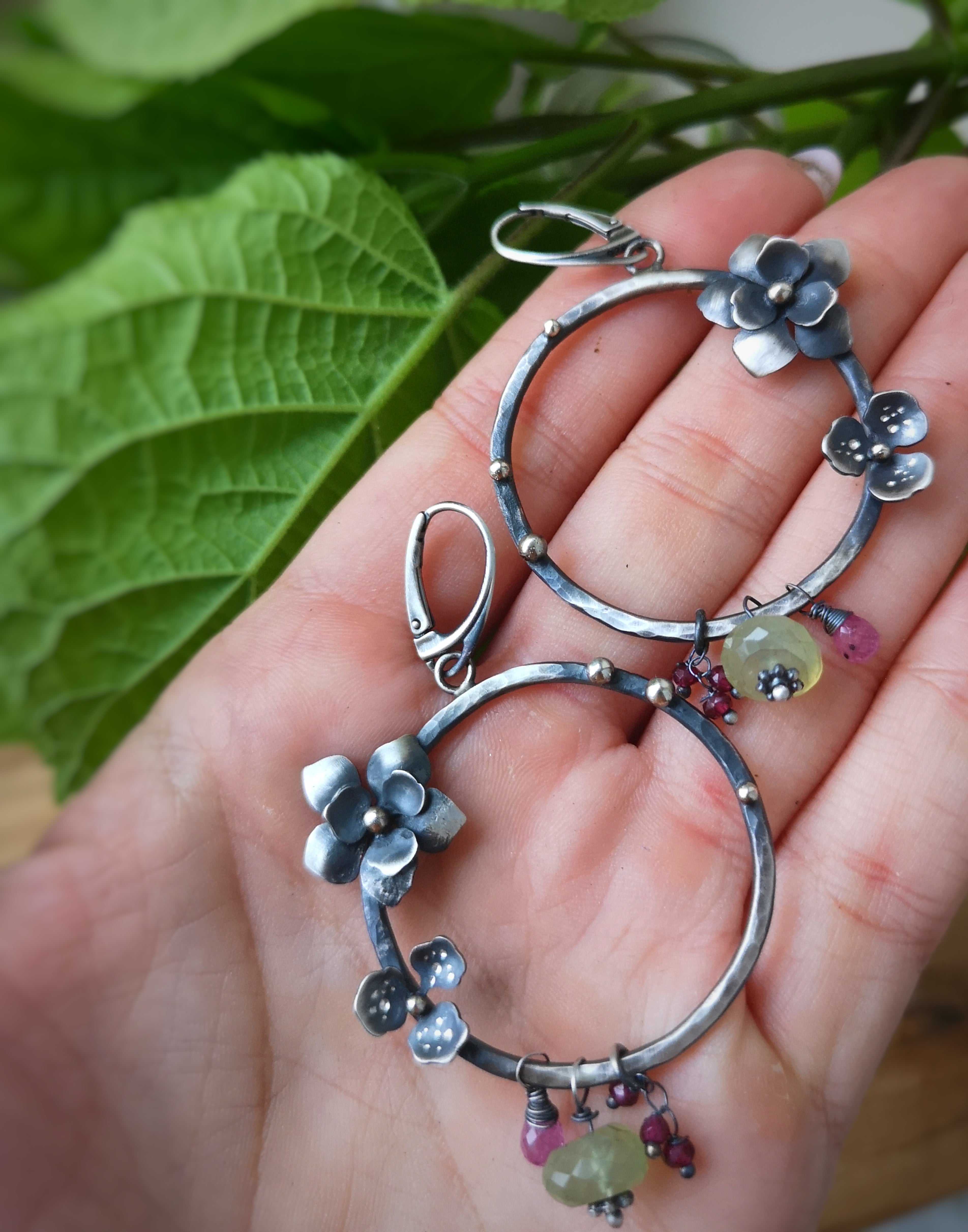 Charming Spring Hoop Earrings