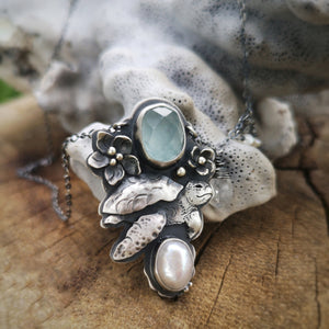 The Seafoam Necklace - Sea Turtle Necklace