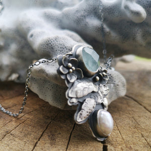 The Seafoam Necklace - Sea Turtle Necklace
