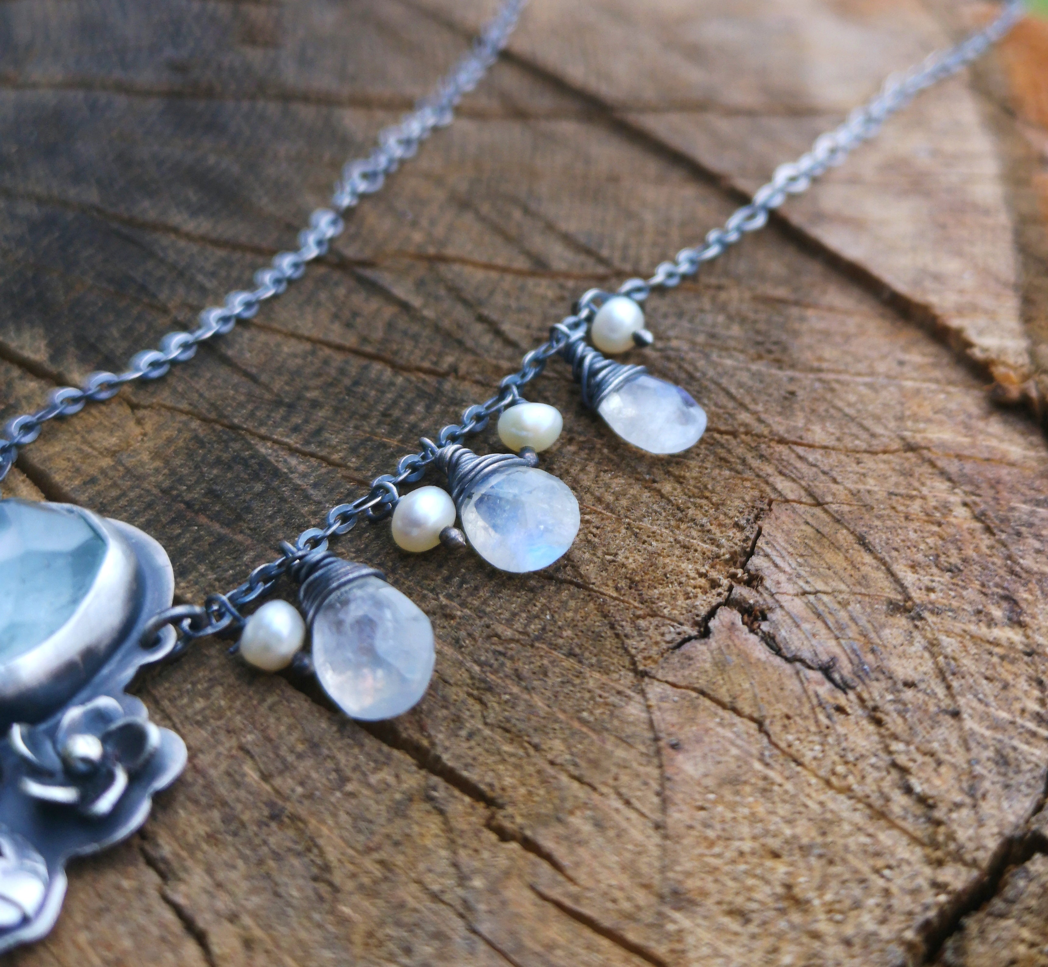 The Seafoam Necklace - Sea Turtle Necklace