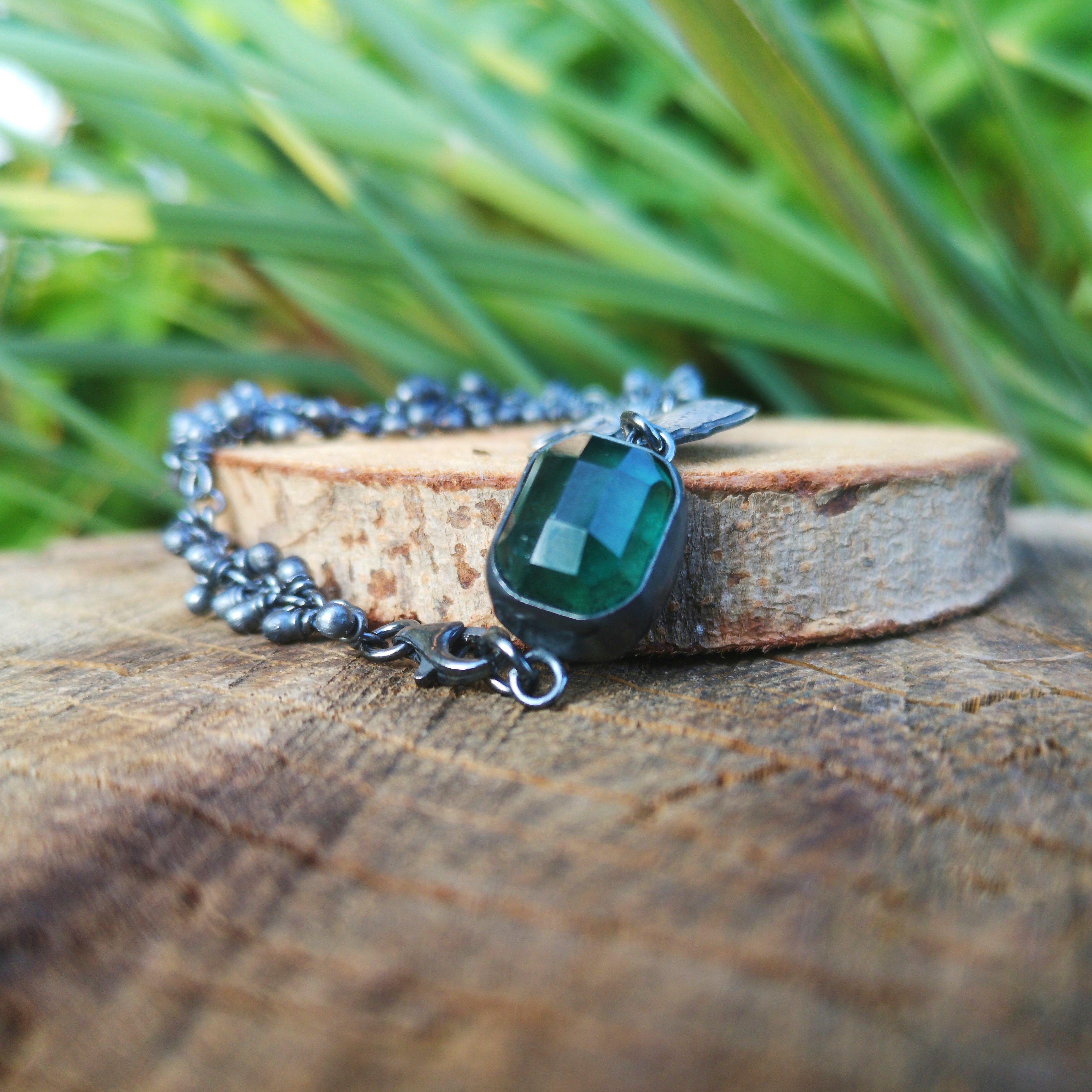 The Pure Silence Bracelet - Deer & Tourmaline
