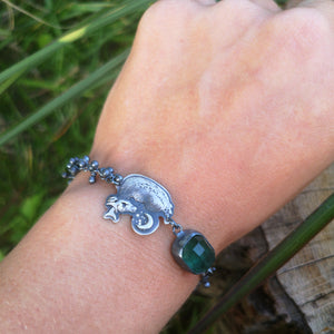 The Pure Silence Bracelet - Deer & Tourmaline