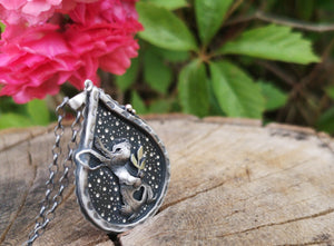 The Loving Rabbit Drop Necklace