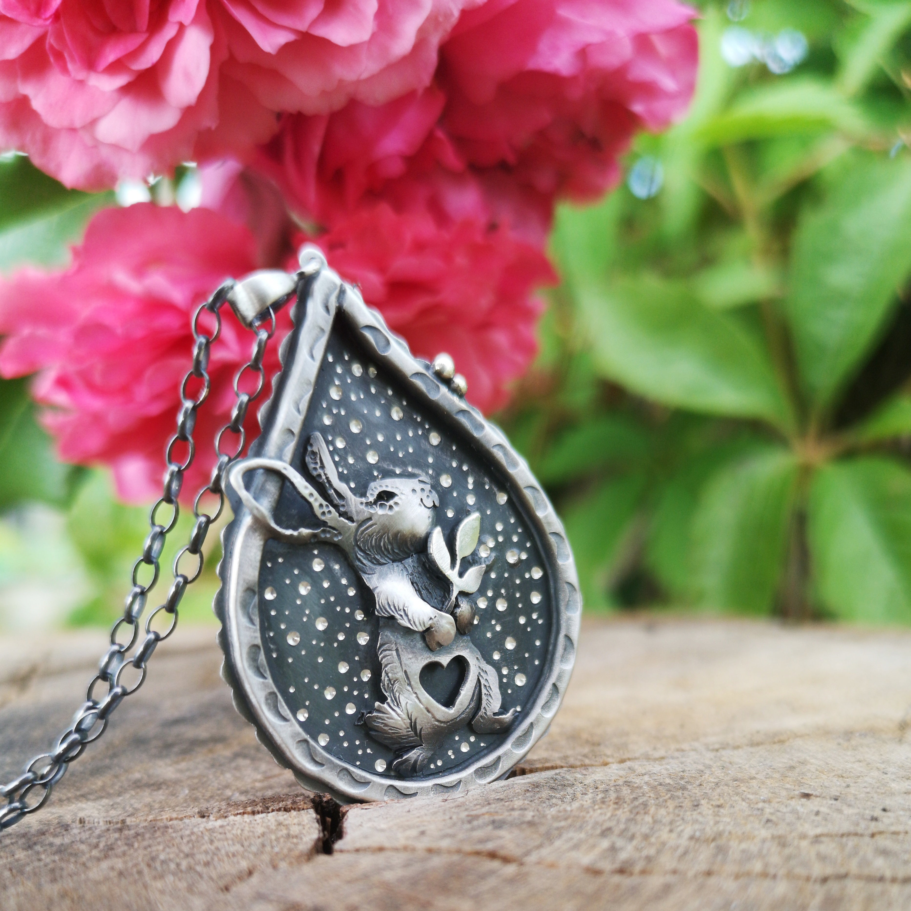 The Loving Rabbit Drop Necklace