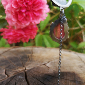 The Loving Rabbit Lariat Necklace - Rabbit & Tourmaline