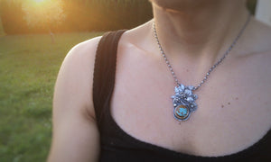 The Rat and Number Eight Turquoise Necklace