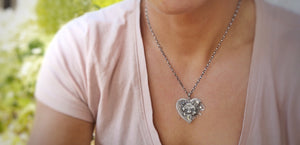 The Raccoon Heart Necklace