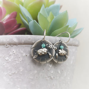 The Baby Turtle Earrings
