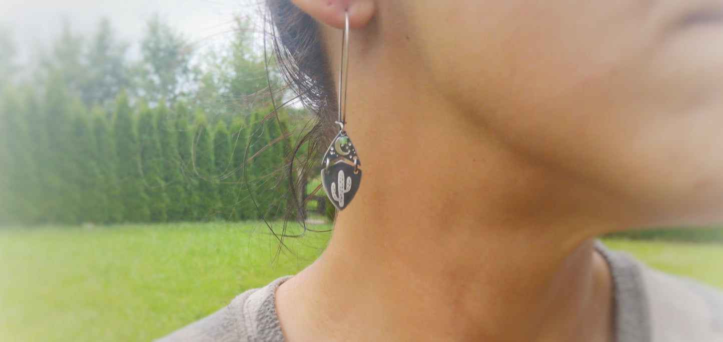 The Saguaro Cactus Earrings