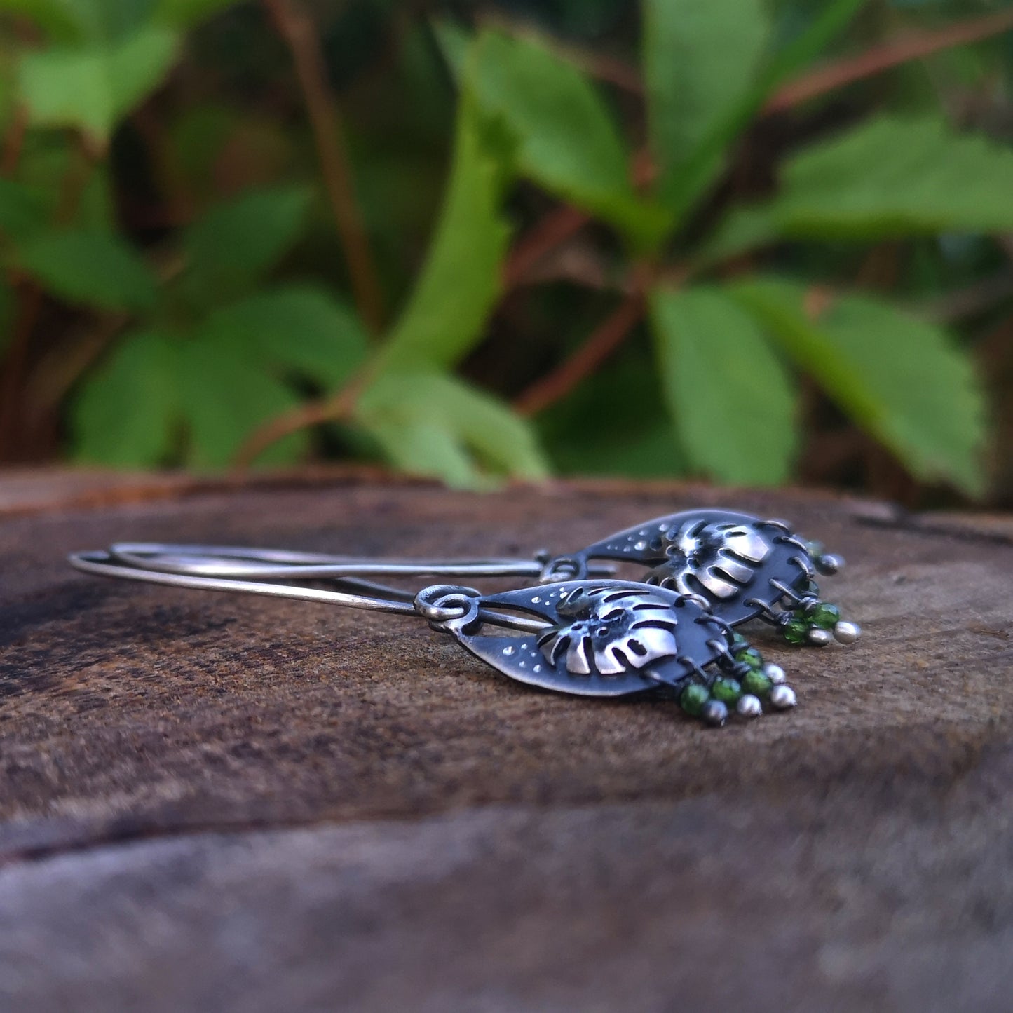 The Monstera Chandelier Earrings