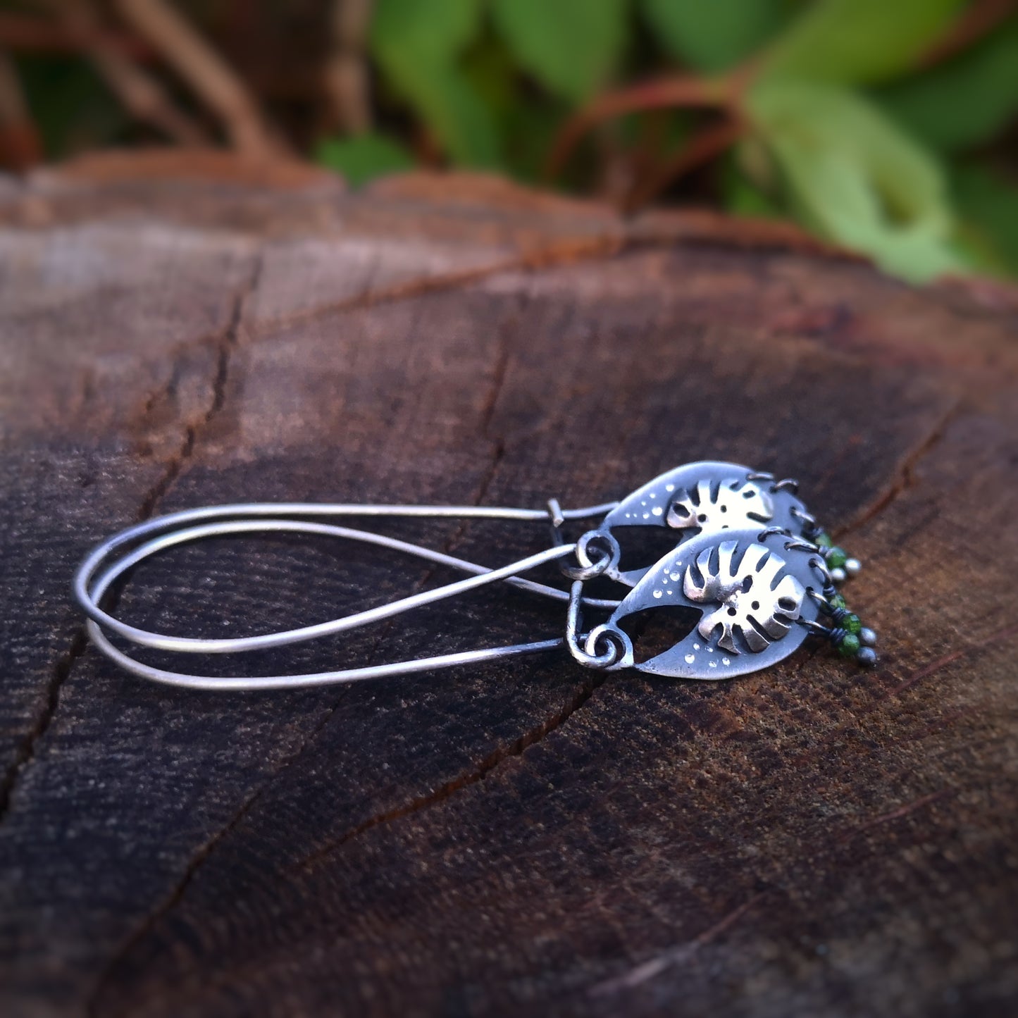 The Monstera Chandelier Earrings