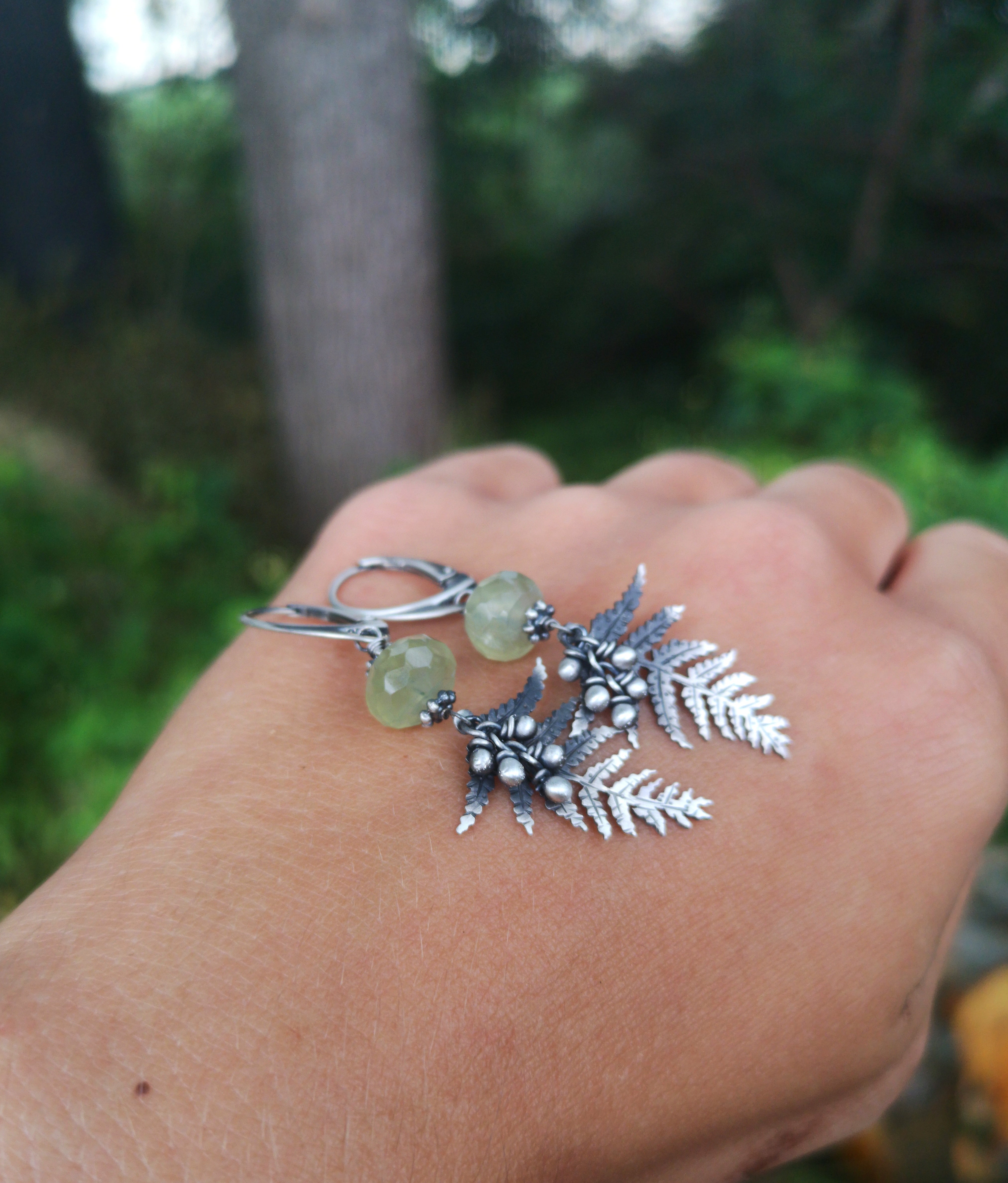 The Glowing Fern Earrings