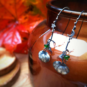 The Harvest Earrings - Pumpkin Earrings