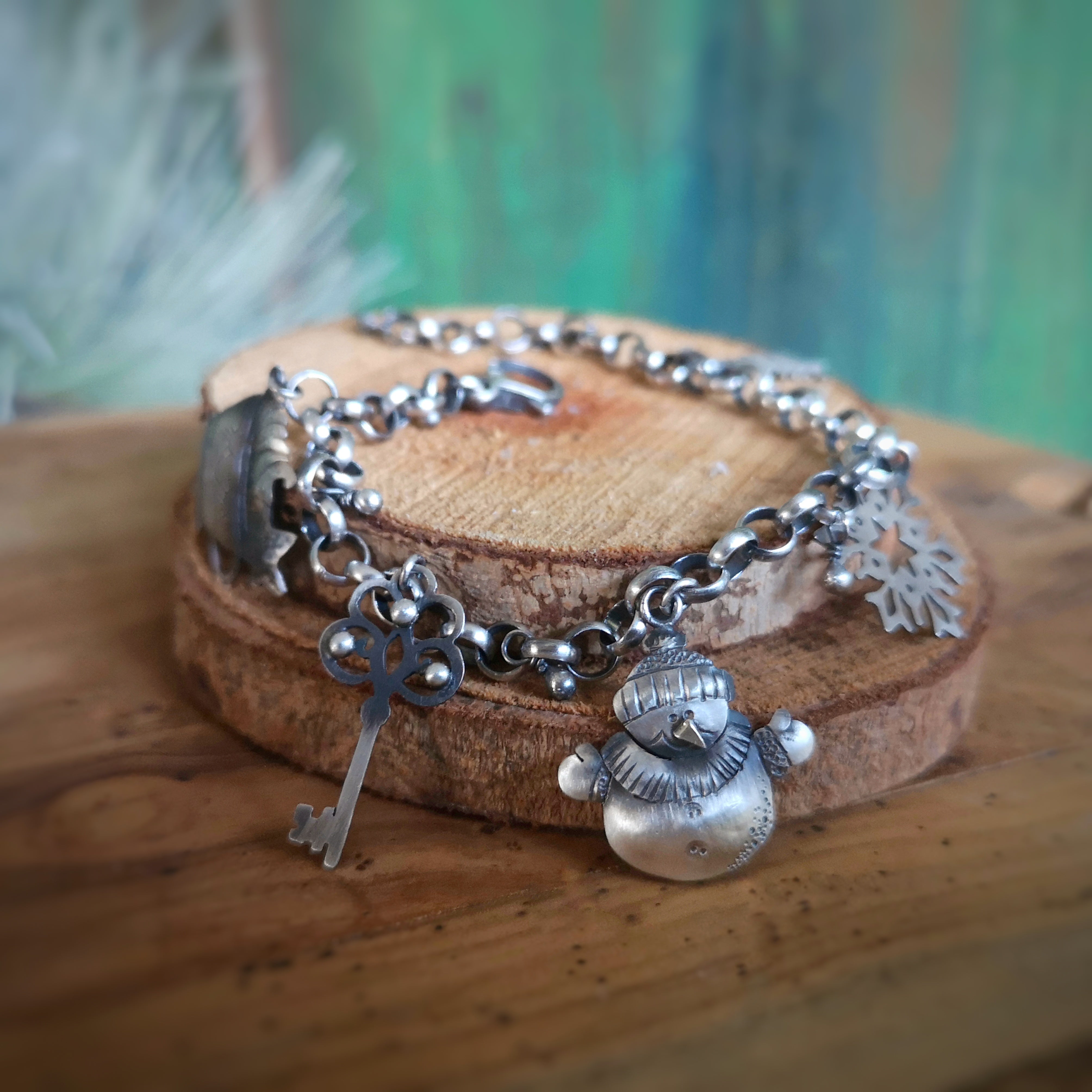 Let it Snow Charm Bracelet