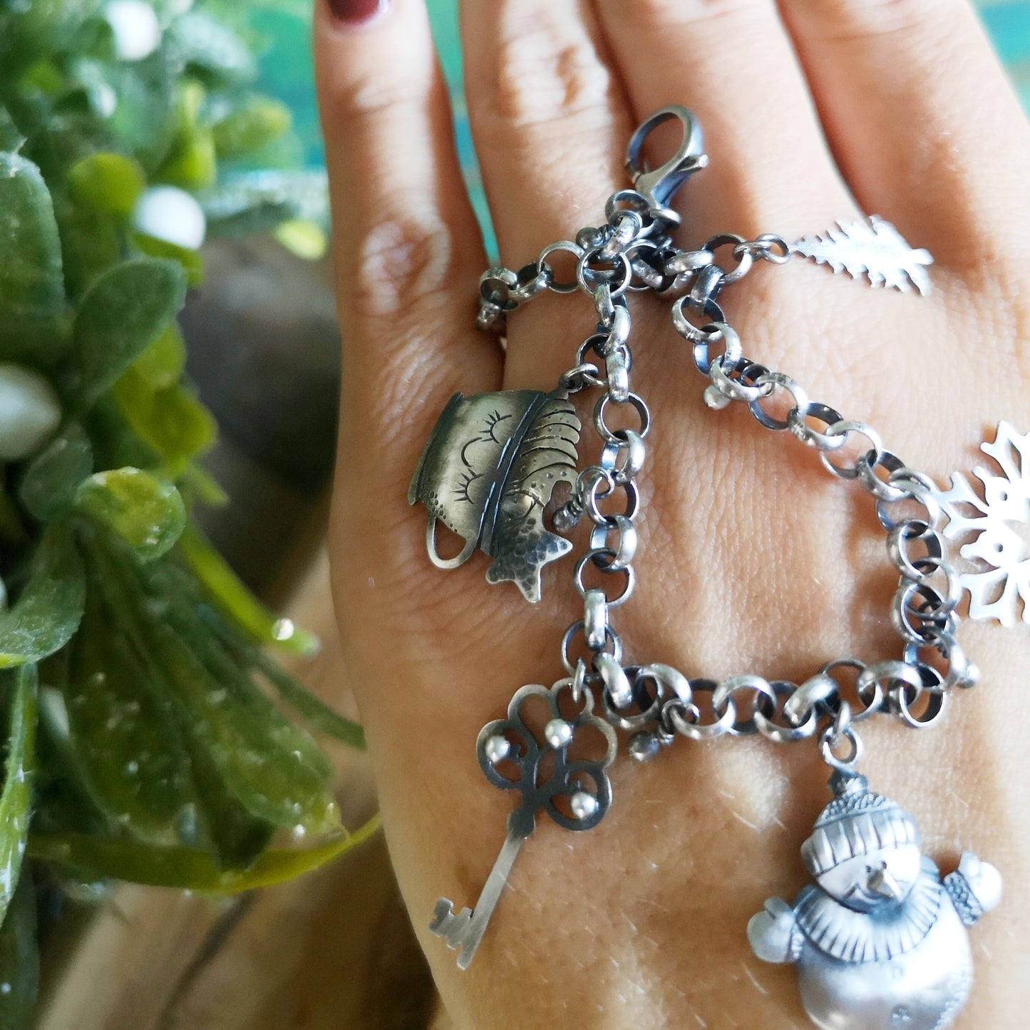 Let it Snow Charm Bracelet