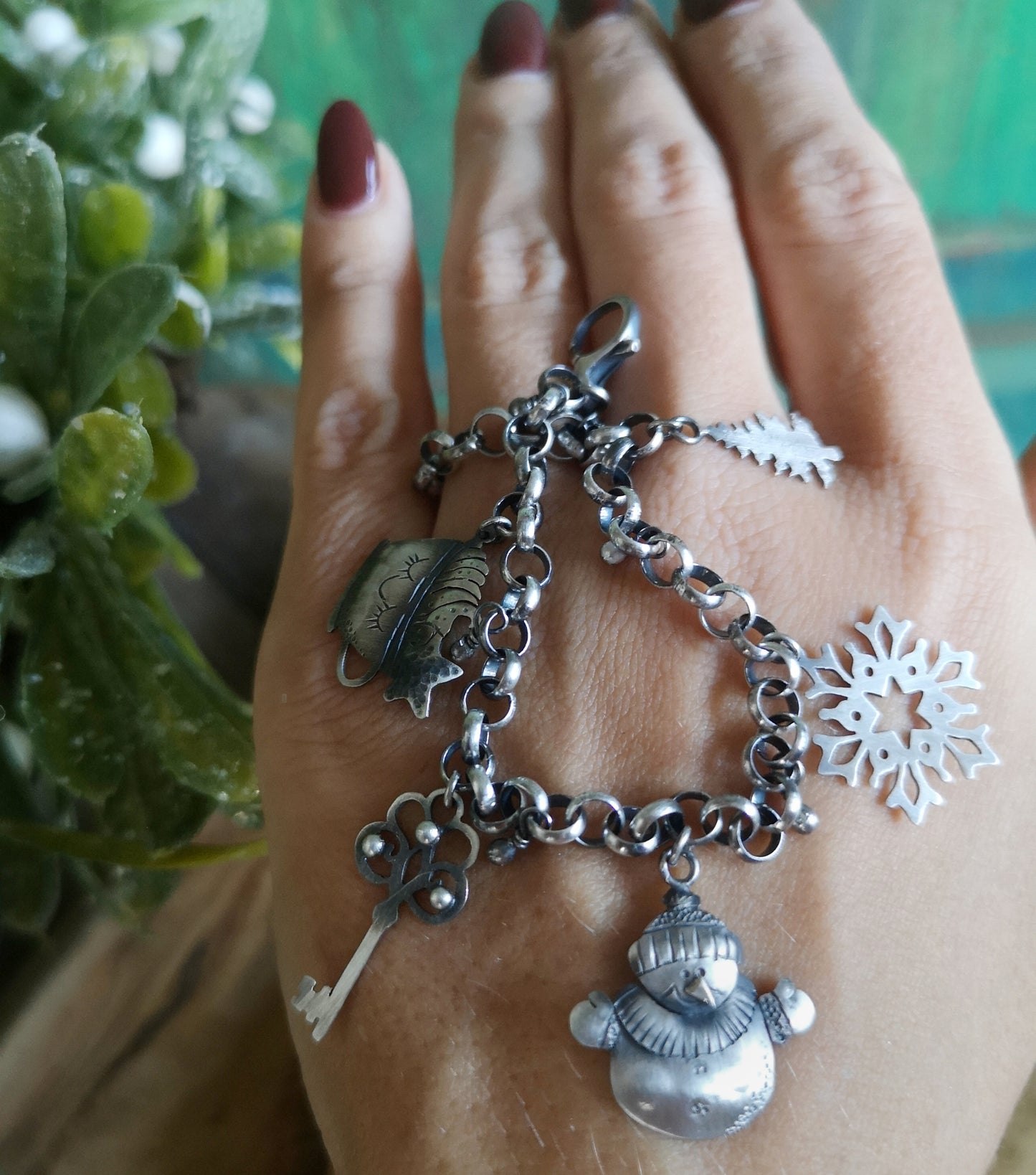 Let it Snow Charm Bracelet