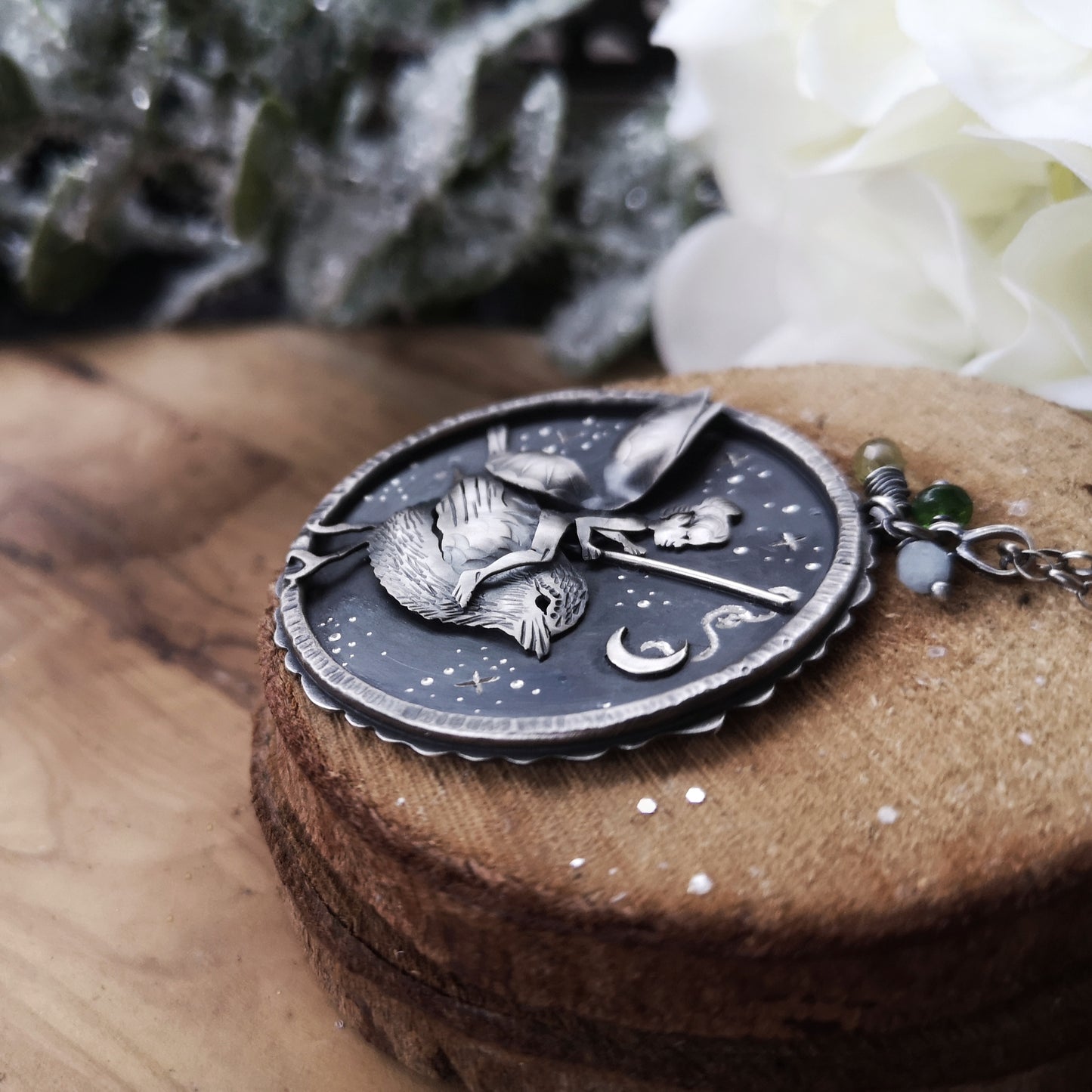 The Fairy & The Robin Bird Necklace