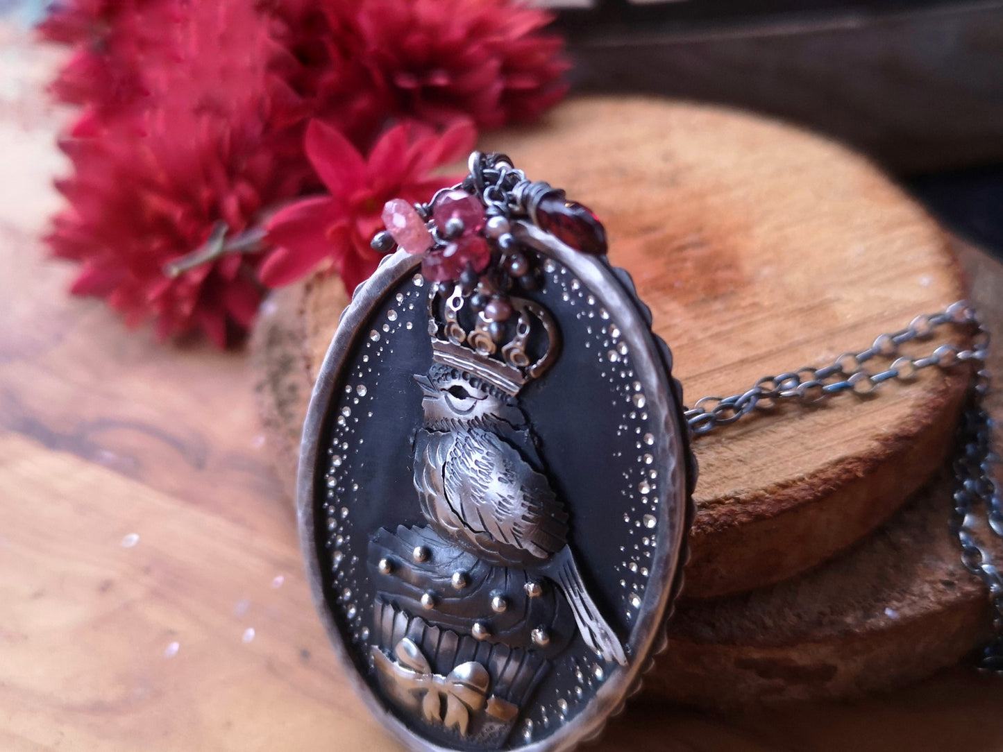 The Cupcake Bird Necklace