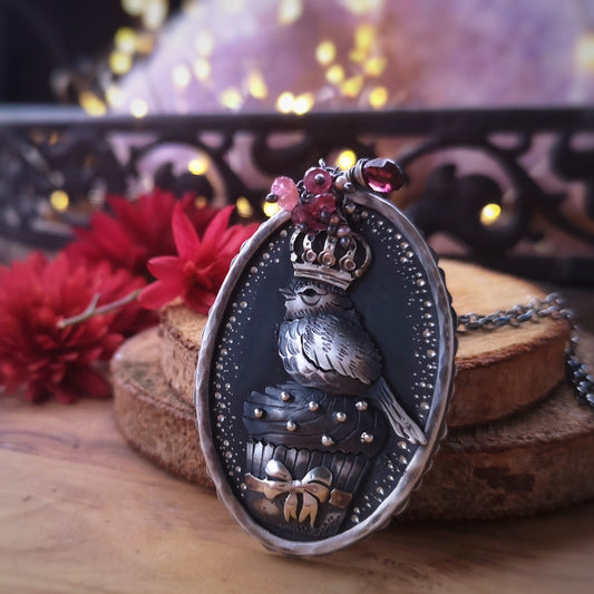 The Cupcake Bird Necklace