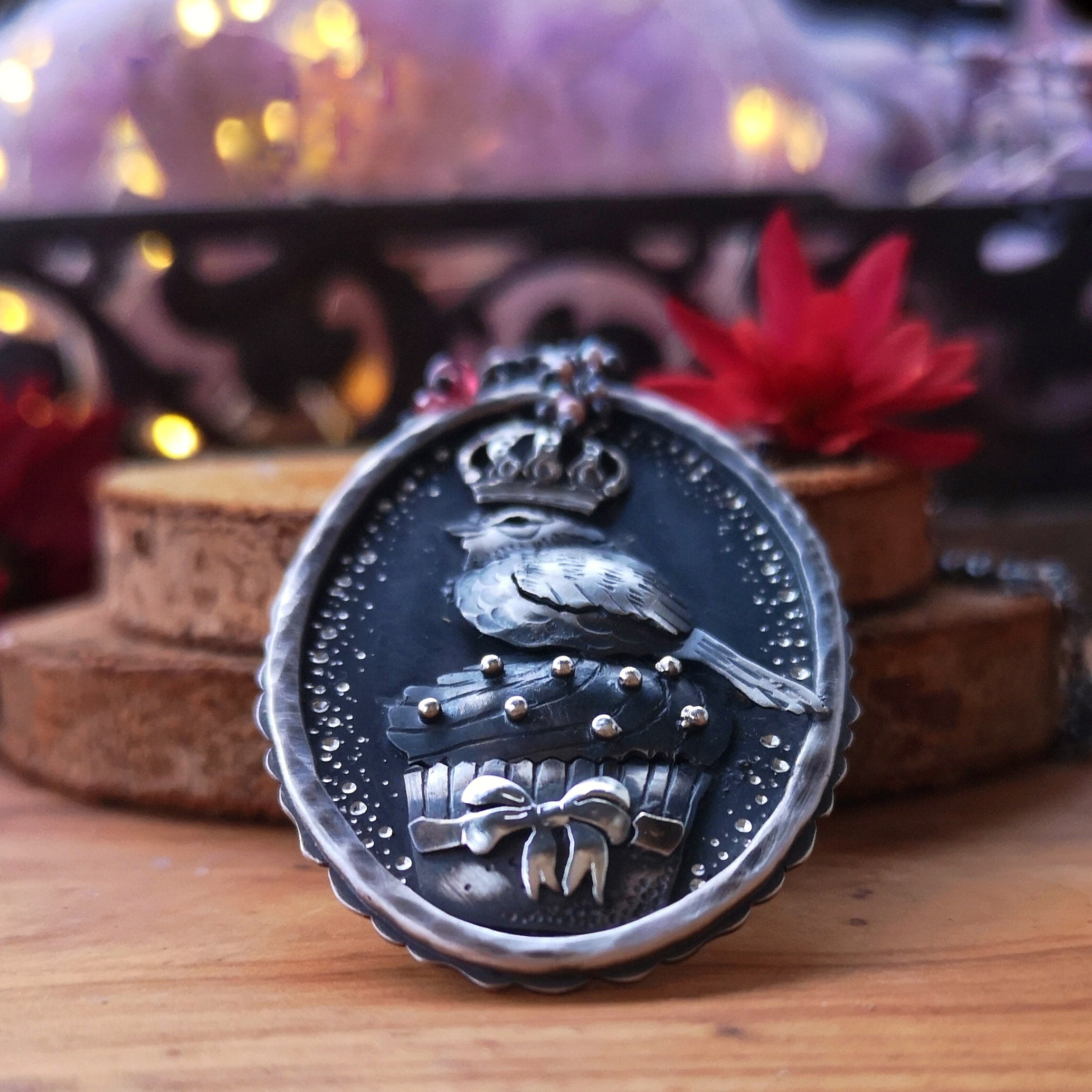 The Cupcake Bird Necklace