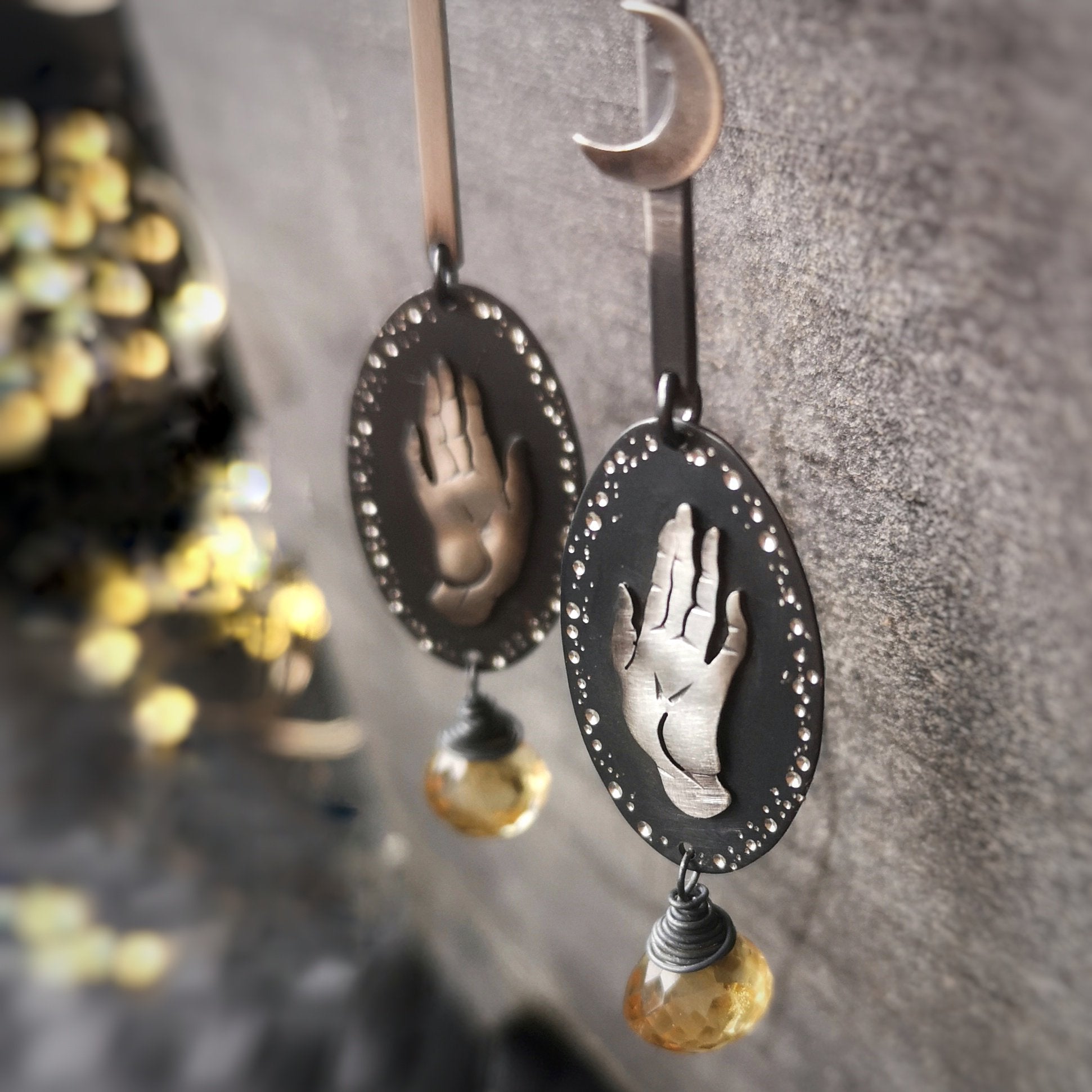 The Moon Goddess Earrings