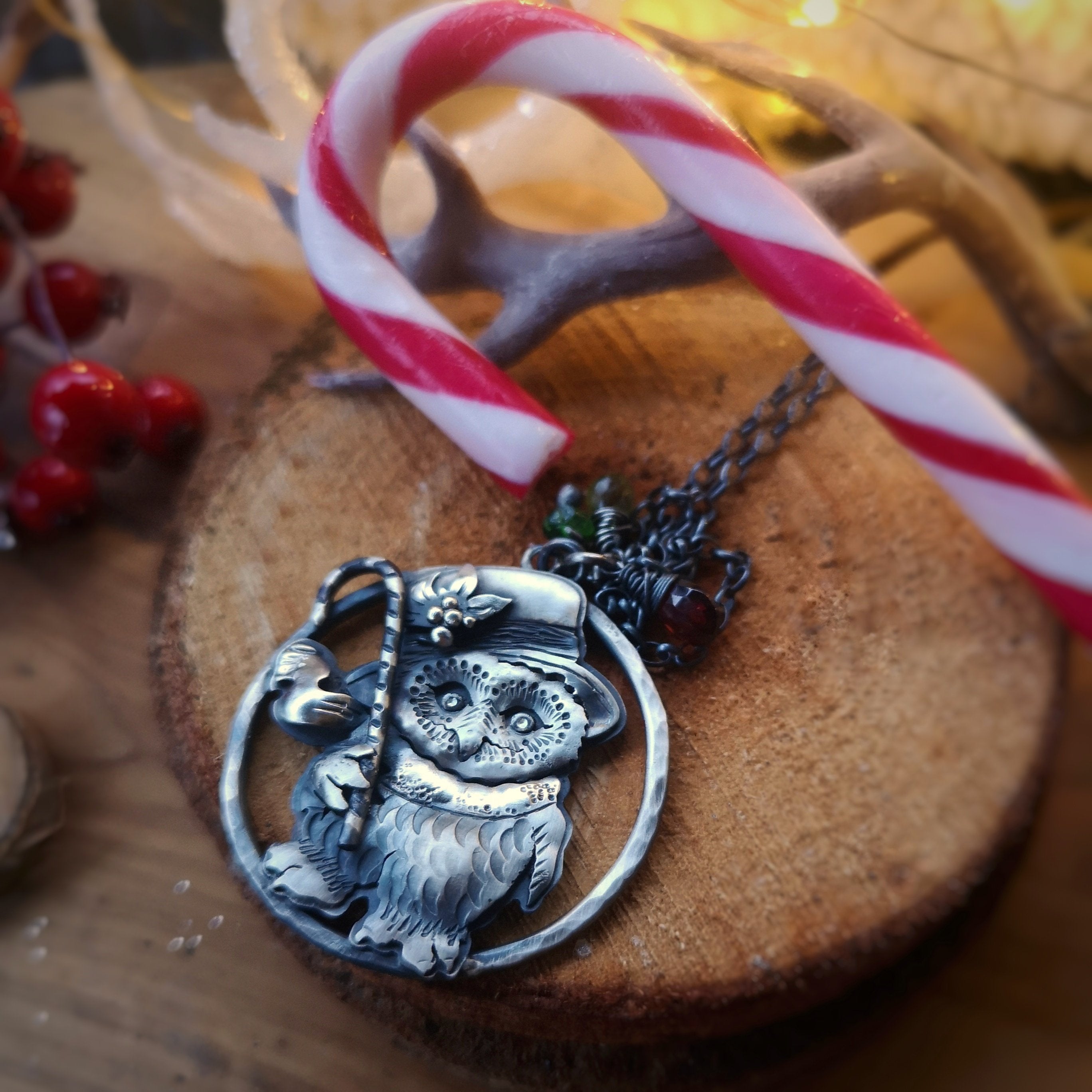 The Very Merry Owl Necklace