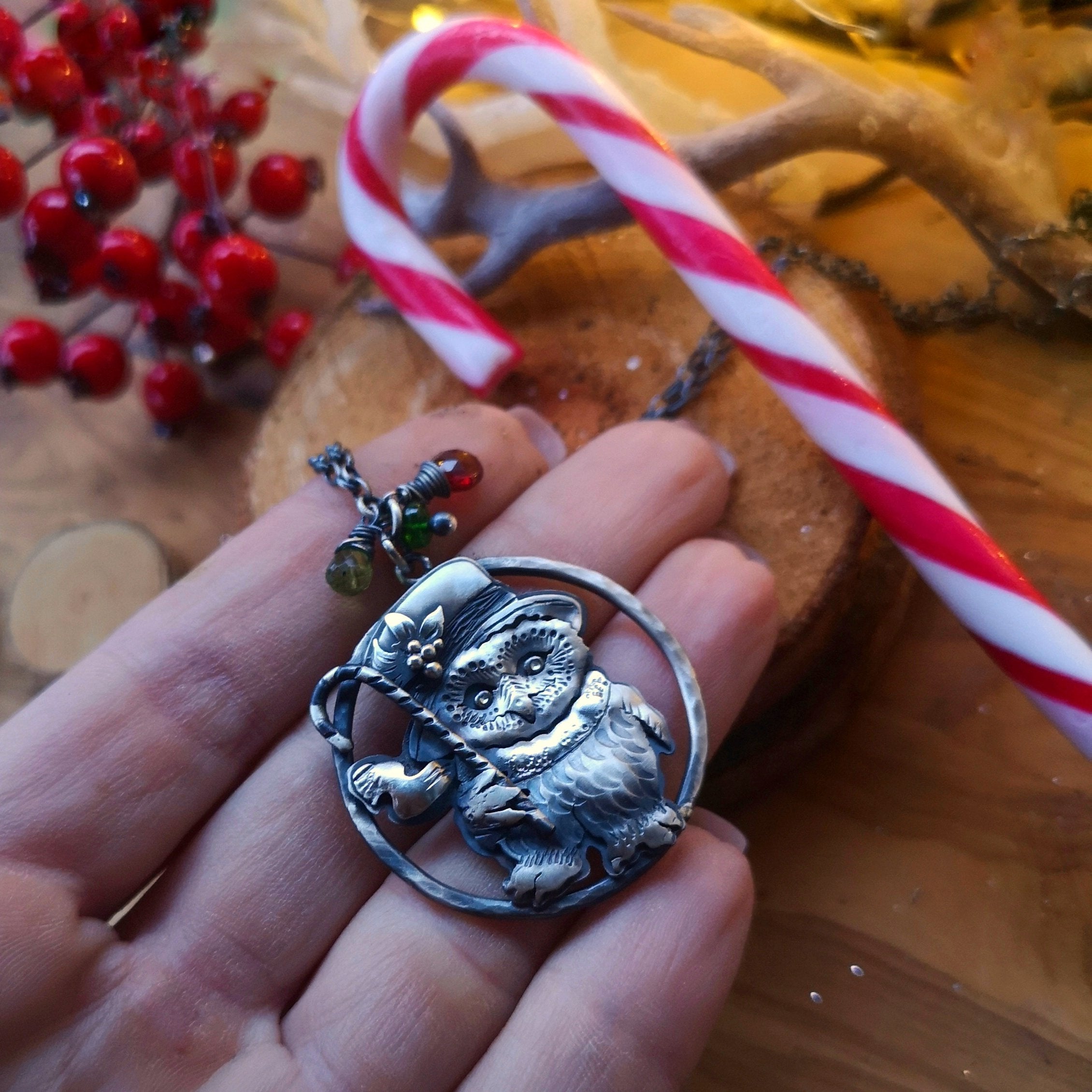 The Very Merry Owl Necklace
