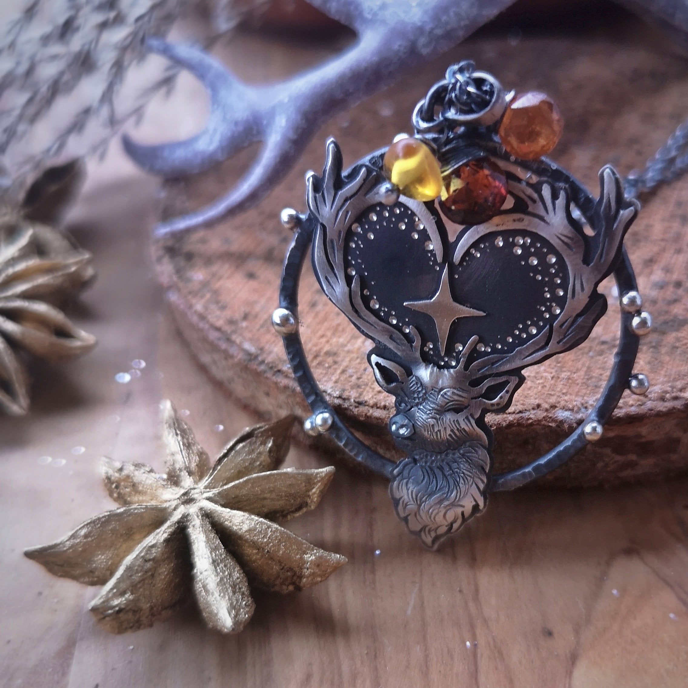 The Loving Deer Necklace