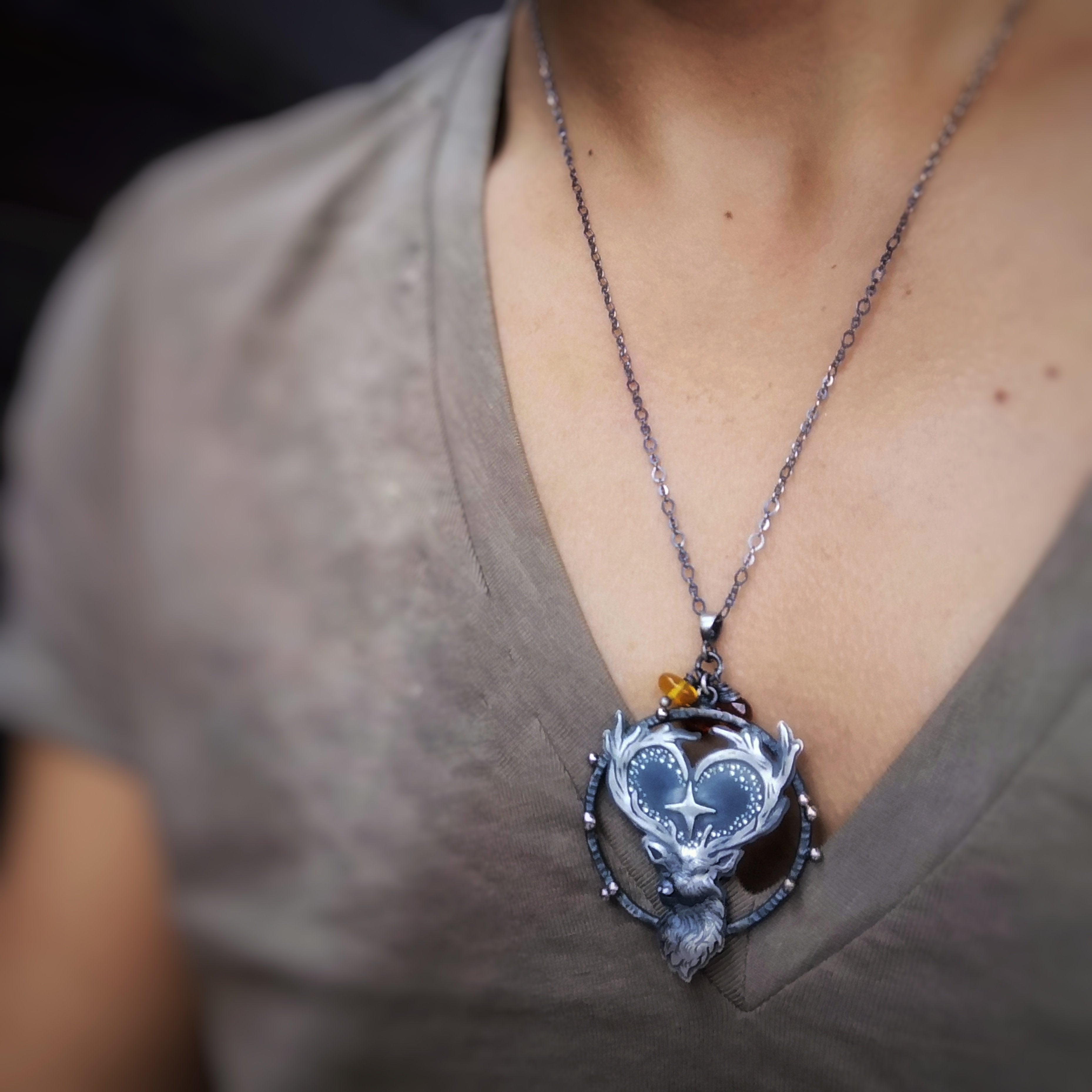 The Loving Deer Necklace