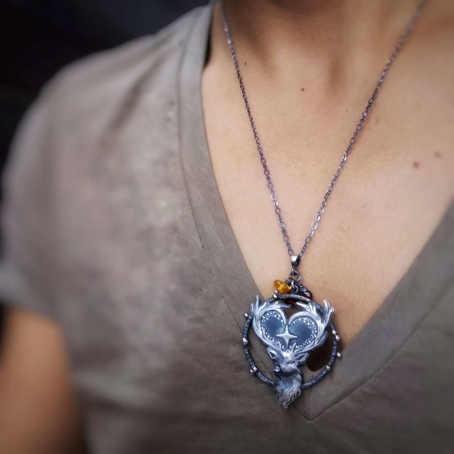 The Loving Deer Necklace