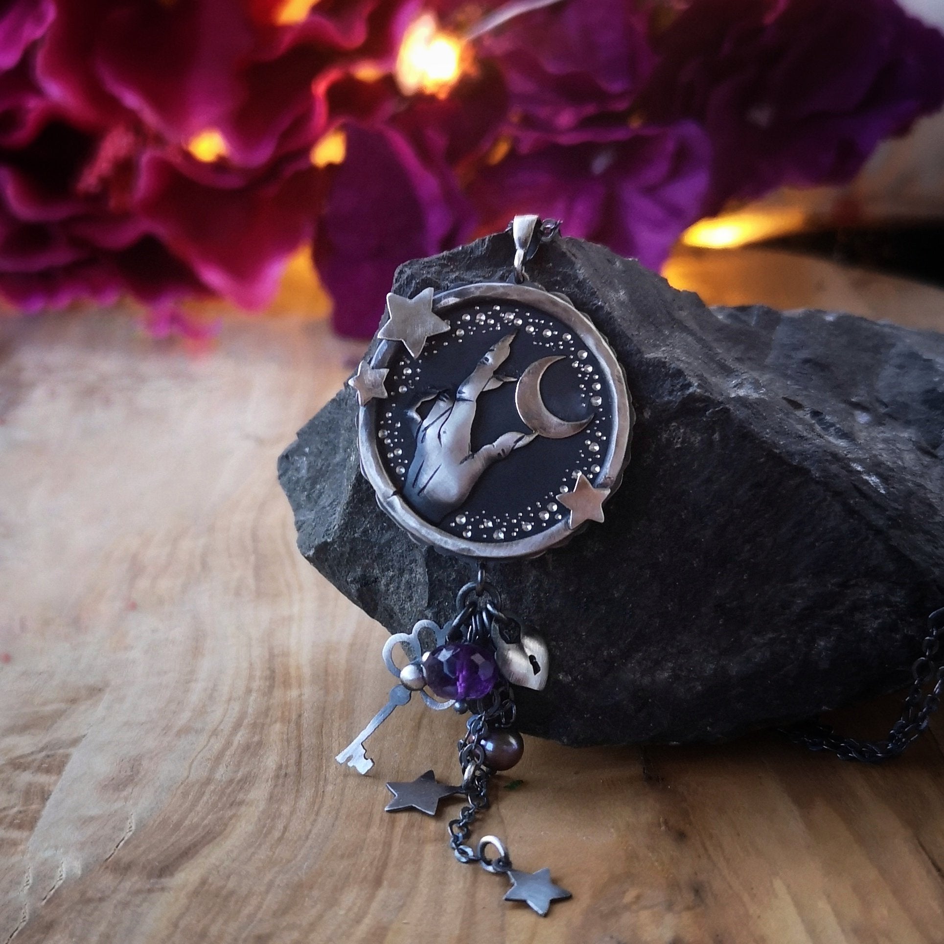 The Moon Goddess Lariat Necklace