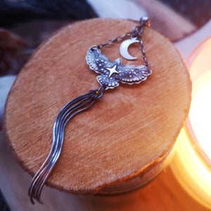 Hawk Medicine Tassel Necklace