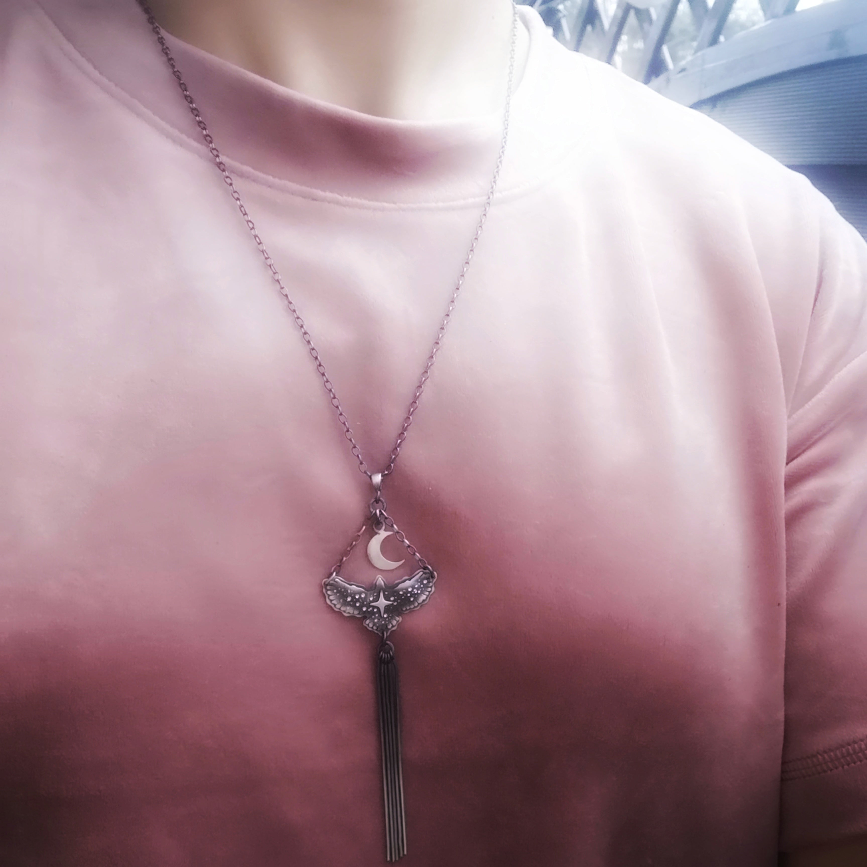 Hawk Medicine Tassel Necklace