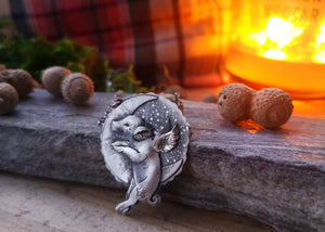 Believe in Yourself  - Winged Piglet Necklace