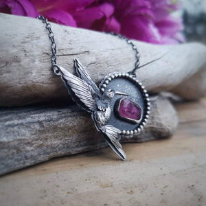 The Healer Necklace - Hummingbird Necklace