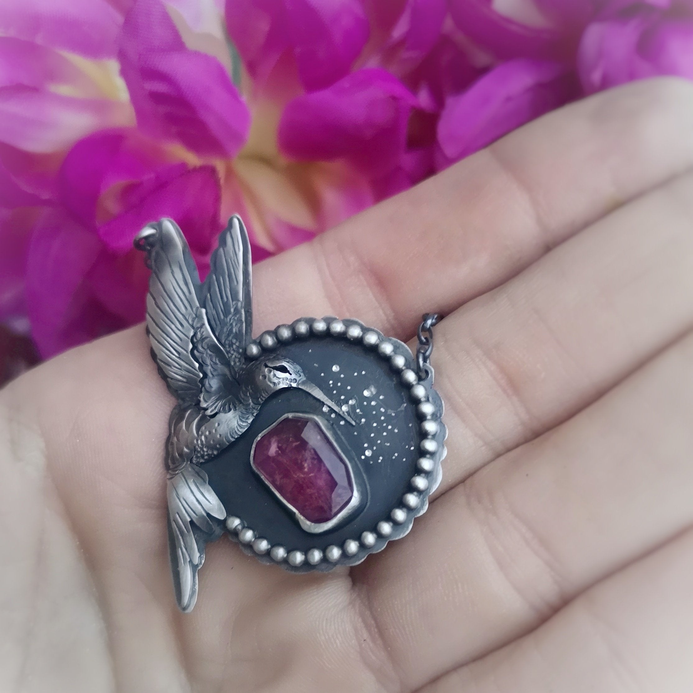 The Healer Necklace - Hummingbird Necklace