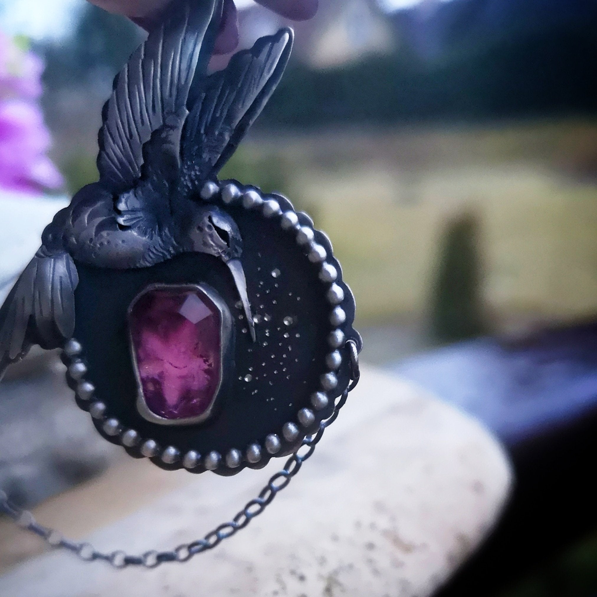 The Healer Necklace - Hummingbird Necklace