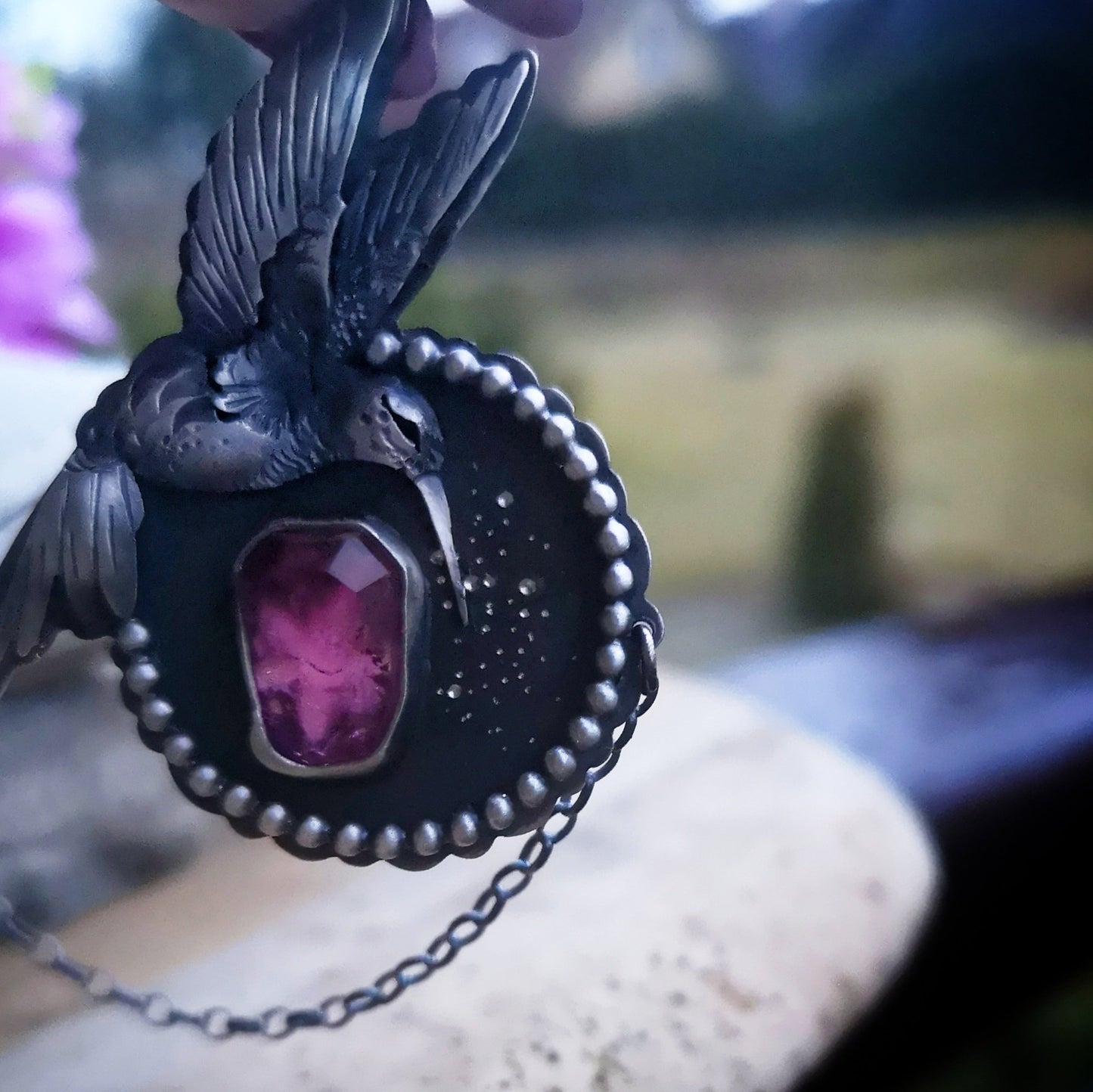 The Healer Necklace - Hummingbird Necklace