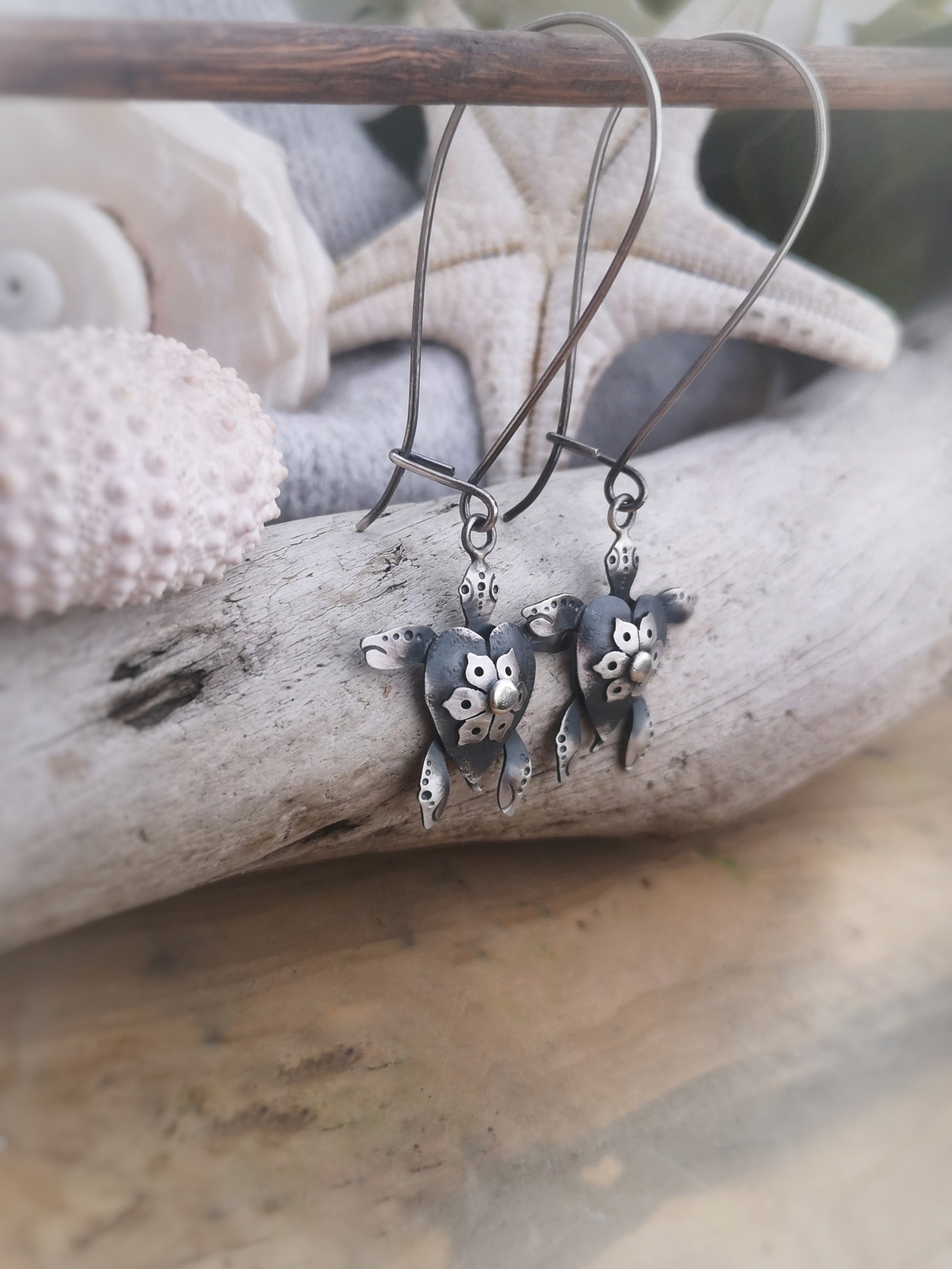The Loving Turtle Earrings