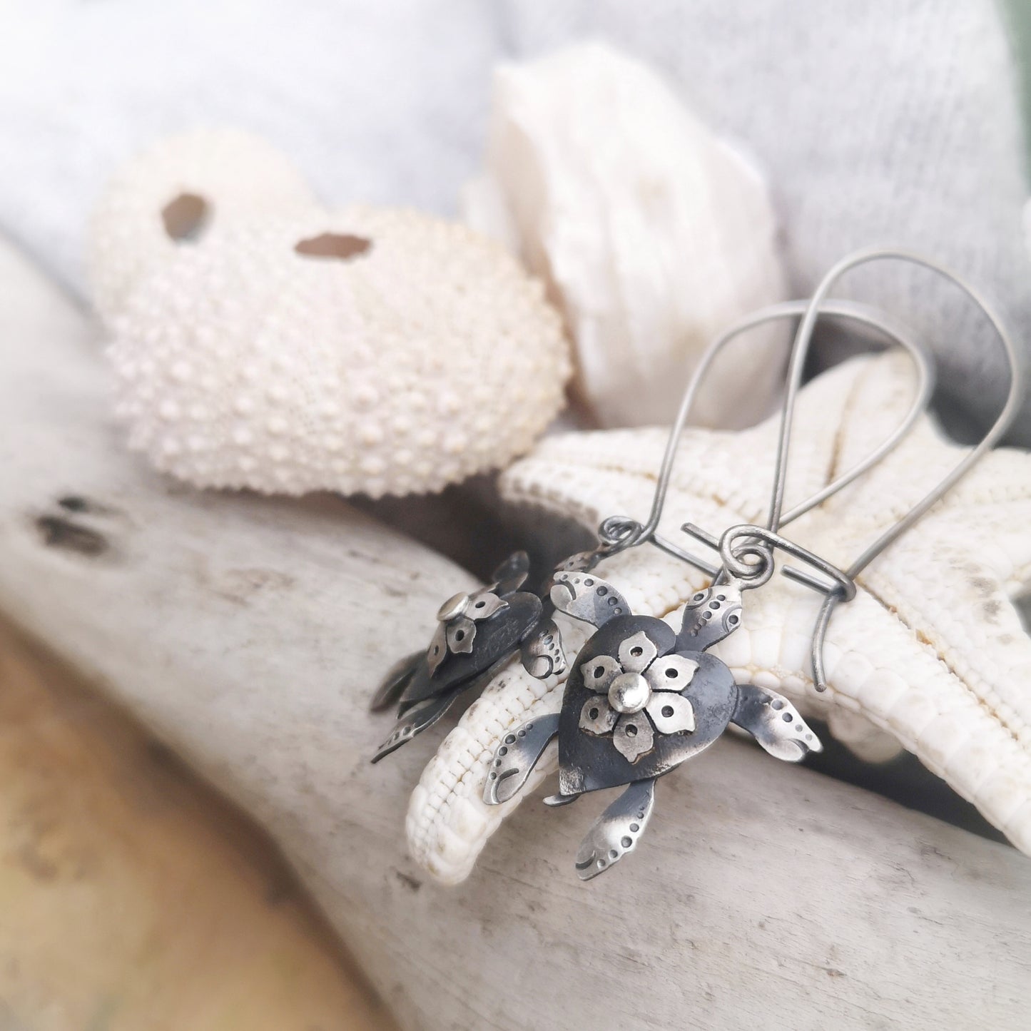 The Loving Turtle Earrings