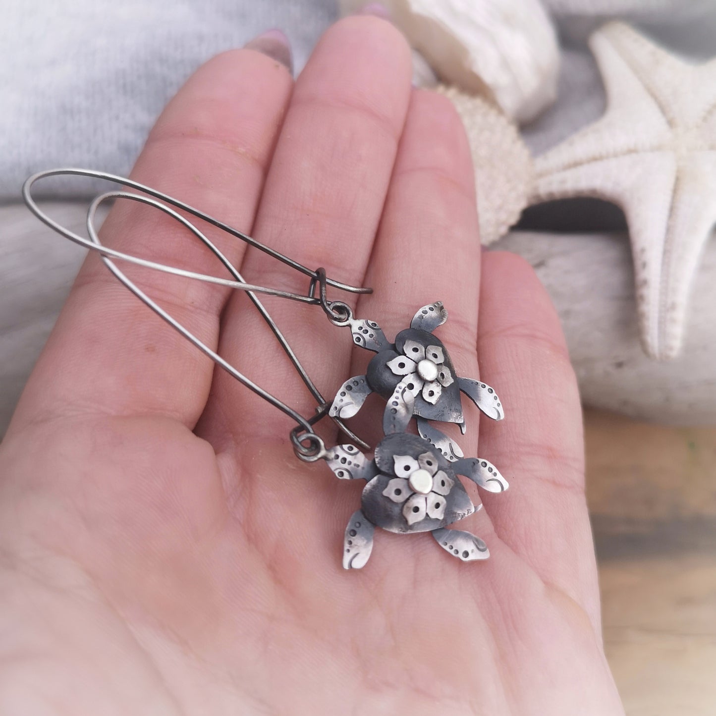 The Loving Turtle Earrings