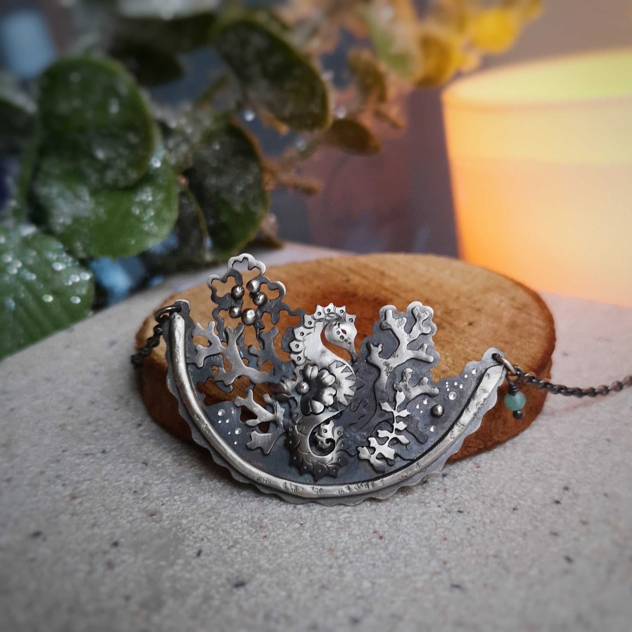 The Seahorse Arc Necklace