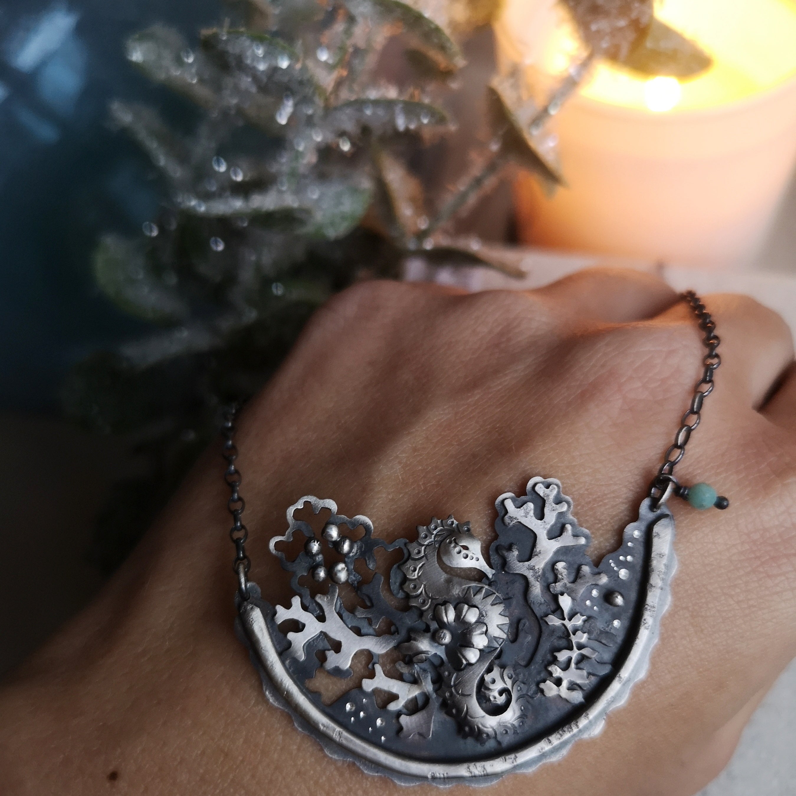 The Seahorse Arc Necklace