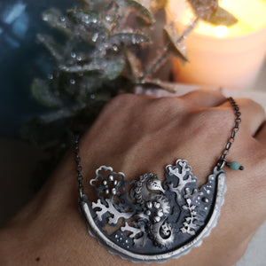 The Seahorse Arc Necklace