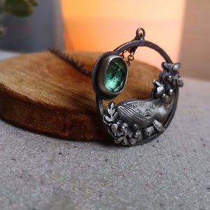 The Humpback Necklace with Tourmaline I